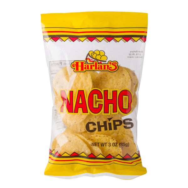 HARLAN'S NACHO PORTION CHIPS 40/3 oz.