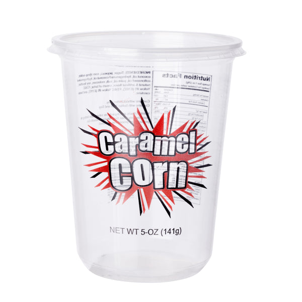 CARAMEL CORN CUP WITH LID