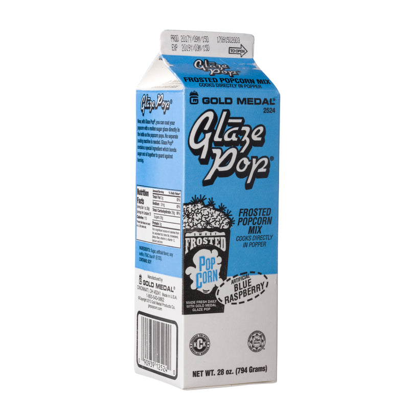 BLUE RASP GLAZE POP 12/28oz