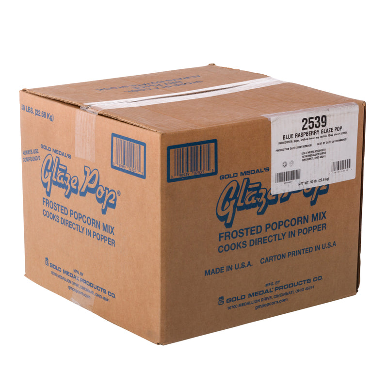 BULK BLUE RASP GLAZE POP 50 lb