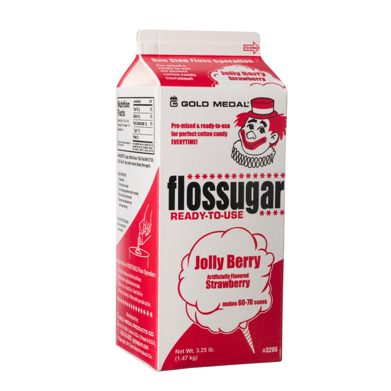 FLOSSUGAR JOLLY-BERRY 6/cs