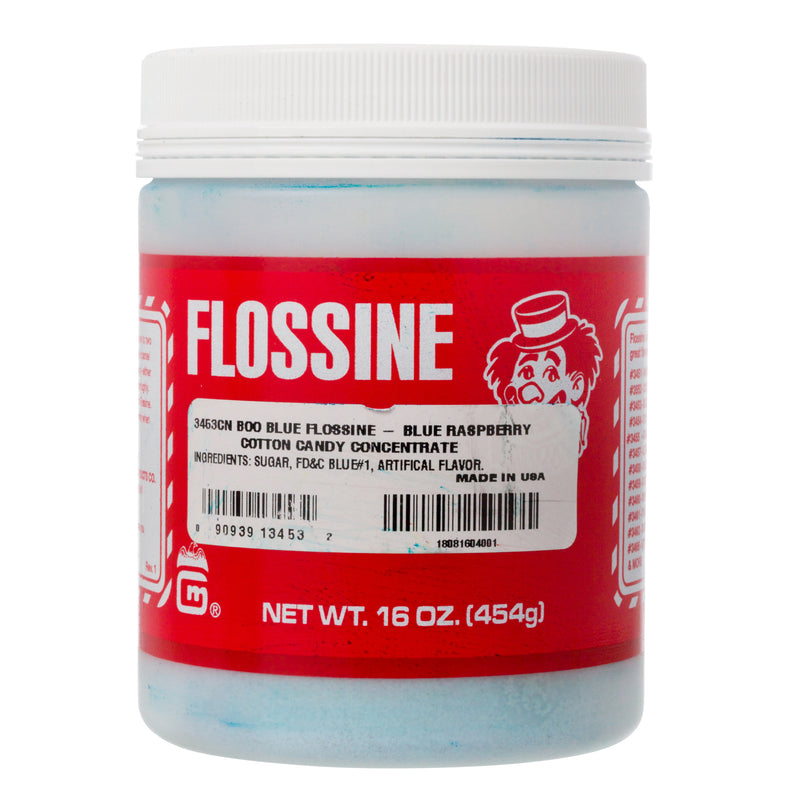 BLUE RASPBERRY FLOSSINE 1 lb tin